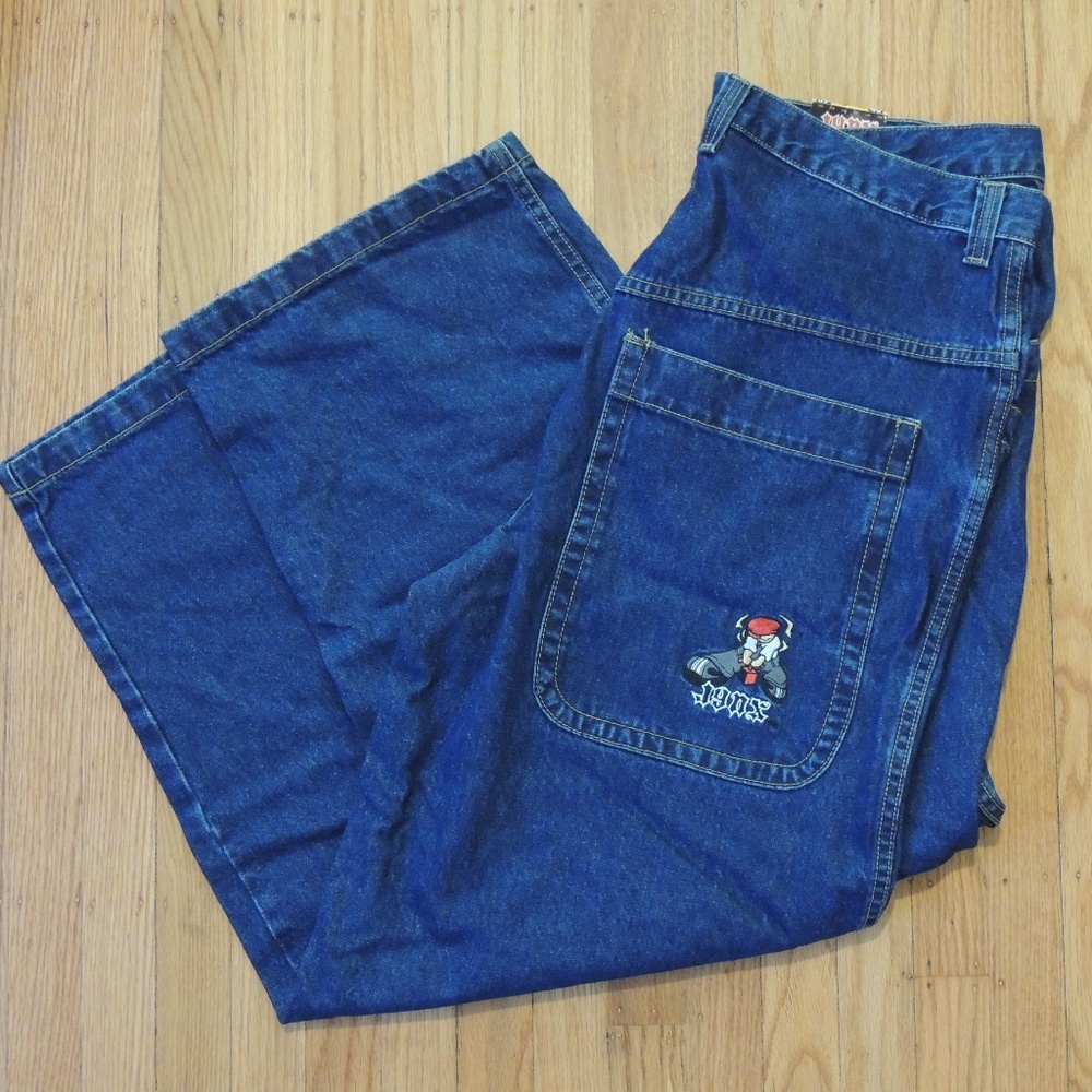 JYNX Vintage 90s Wide Leg Jeans Baggy Skate NEW DS